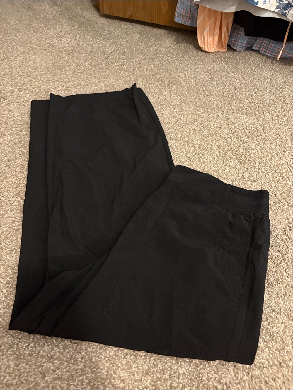 Athleta Black Wide-Leg Performance Pants